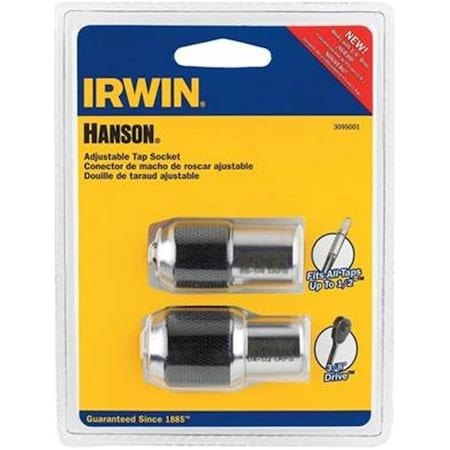 Irwin Hanson 3095001 2Pc Adj Tap Socket Set Adjustable Tap Socket Set IR334826